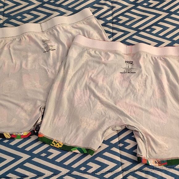 Crazy Boxer 2 Pairs SpongeBob And South Park Christmas Boxer Briefs Large - Picture 14 of 15